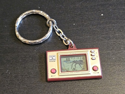 Octopus keychain ring nintendo - ring,