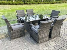 6 Seater Rattan Garden