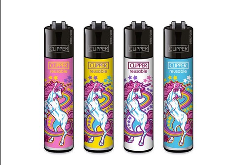 Rainbow unicorns clipper - unicorns,
