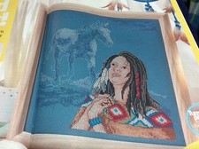 (D57) Native American Cross Stitch Chart 