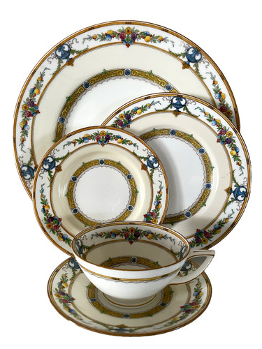 Antique minton helena yellow - minton,