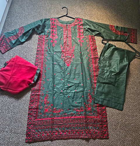 Ladies pakistani green - ladies,