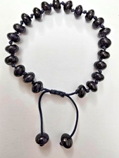 LOLA ROSE QUITE DAINTY VERY DARK BLUE GOLDSTONE GEMSTONE BRACELET - NWOT