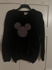 Ladies Black Disney Jumper