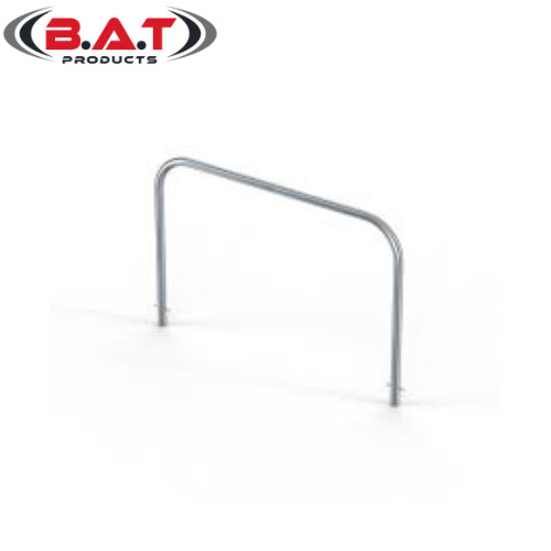 Stainless steel hoop bollard - stainless,