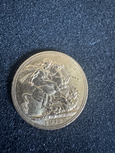 1912 king george 22ct - v, gold
