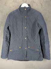 Barbour Brocklane Waterproof Quilt Jacket Women Size 12 Quilt Lining Breathable 