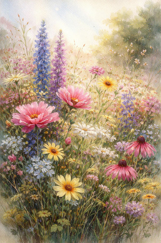 Wild meadow bloom - meadow, harmony