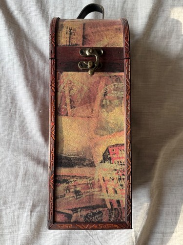 Vintage style wooden wine port - vintage,