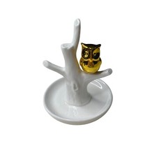Unbranded Gold Owl with white