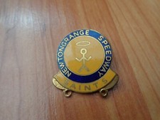 VINTAGE NEWTONGRANGE SAINTS SPEEDWAY ENAMEL BIKE PIN BADGE GLADMAN & NORMAN