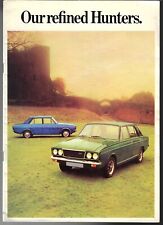 Hillman Hunter 1972-1973 UK Market Sales Brochure GLS GT GL Super DL Estates
