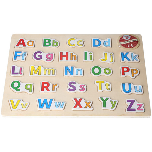 Wooden childs alphabet - alphabet, puzzle