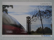 Subaru Legacy brochure 1989-91. 1.8 GL / 2.2 GX 4WD Saloon / Estate. 18 pages.