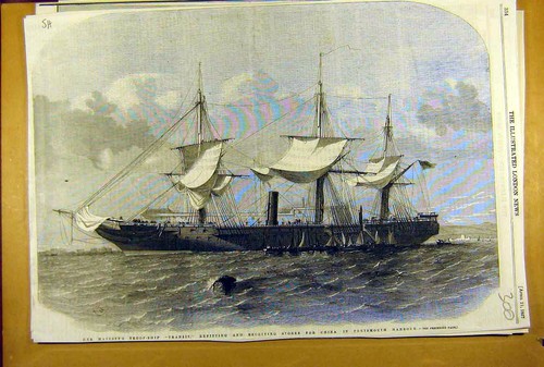 Original old antique print - antique,