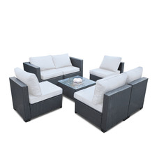Seven-Piece Sofa Set Table