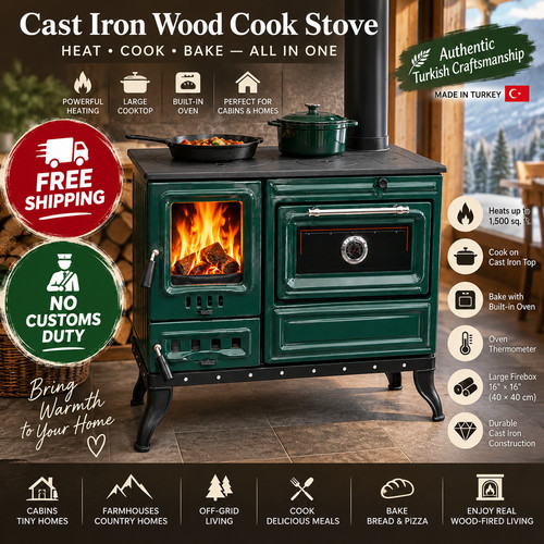 Cast iron wood - iron, cook