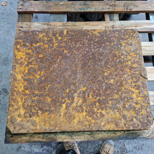 Cast iron manhole - cast, drain