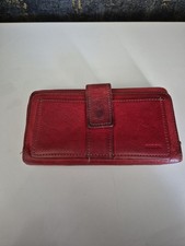 Vintage Fossil Ox Blood Red