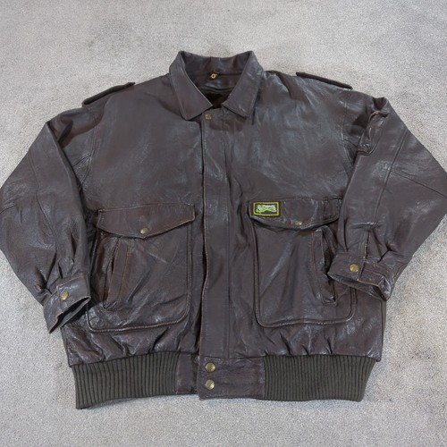 Vintage leather jacket mens - jacket,