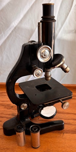 Vintage microscope ernst leitz - microscope,