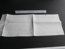 Piece of 18ct cream Aida embroidery cross stitch fabric 56 x 23cm