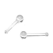 INVISIBLE NOSE STUD /PAIR OF CLEAR NOSE RETAINER / HIDE IT piercing