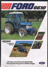 FORD 6610, Series 10 Tractor Brochure Leaflet