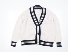 Primark Men Beige Navy Striped