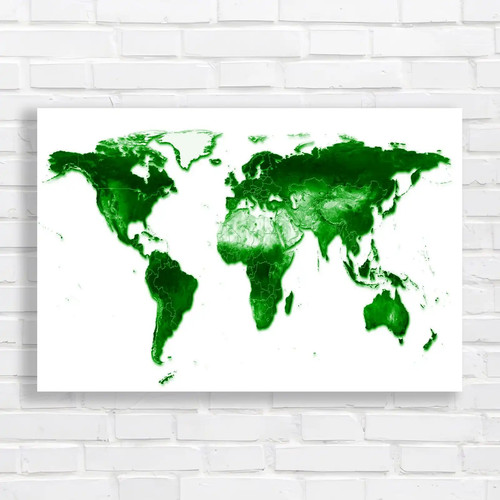 Real detail world map - real,