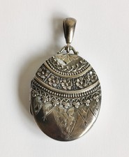 Victorian Sterling Silver Oval