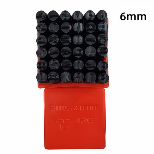 Pcs number letter stamp set - 36,