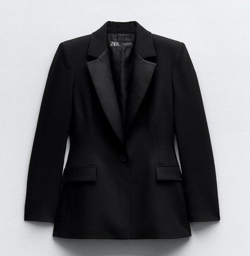 Zara womens black tuxedo - womens,