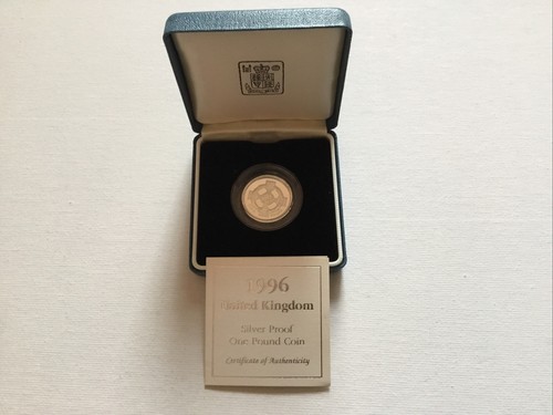 1996 silver proof - silver, £1