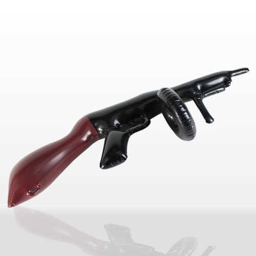 Inflatable tommy gun - tommy, 80cm