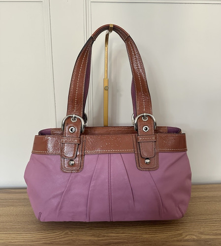 Vintage coach leather shoulder - vintage,