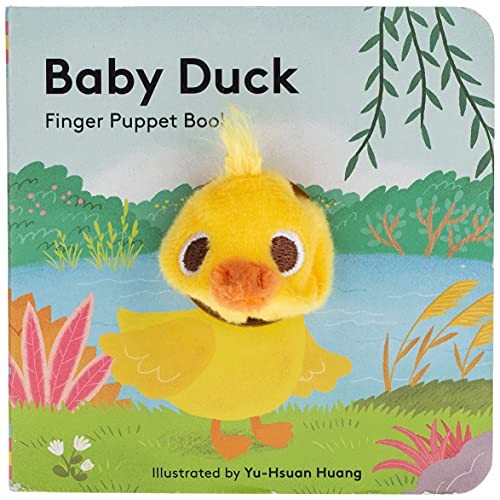Baby duck finger puppet - baby, duck: