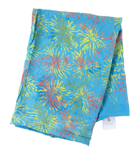 Nwt bergas 100 rayon - rayon, blue