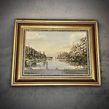 Roy Kraty OBE - Tranquil Shore - Original Oil Painting - Framed - Gift Idea