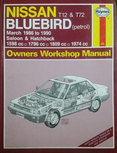 Nissan bluebird t12 haynes - nissan,