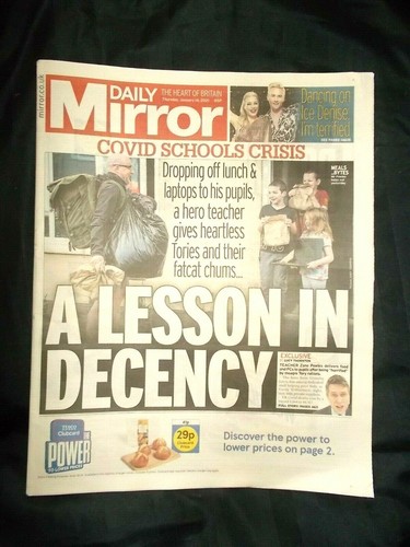 Daily mirror newspaper - daily,