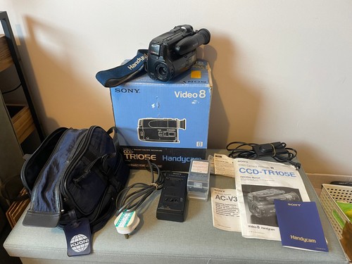 Boxed sony handycam ccd tr105e - boxed,