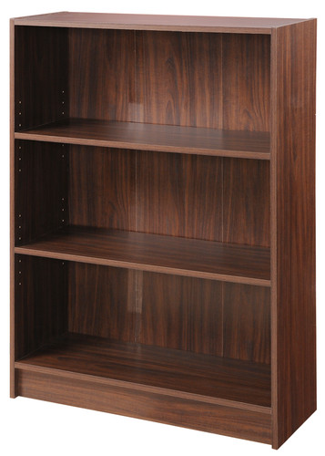 Low wide bookcase bookshelf - low,