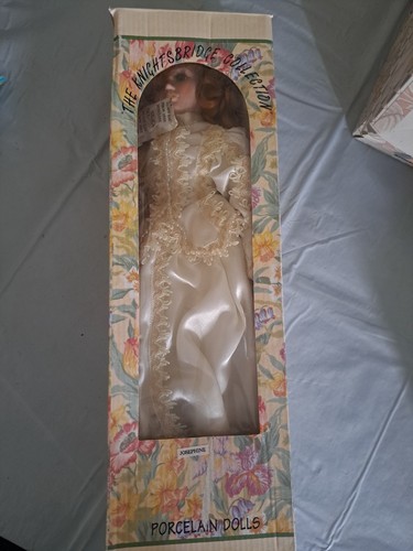 Vintage porcelain doll - vintage,