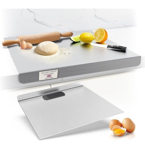 Stainless steel cutting board