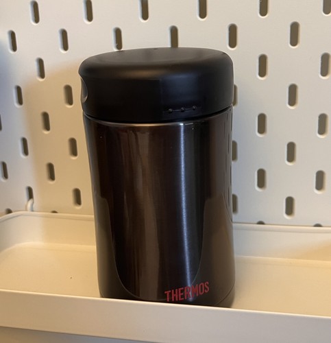 Thermos black stainless steel - thermos,