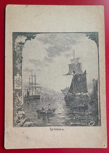 Small vintage postcard - postcard,