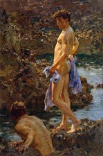 Henry Scott Tuke A Bathing