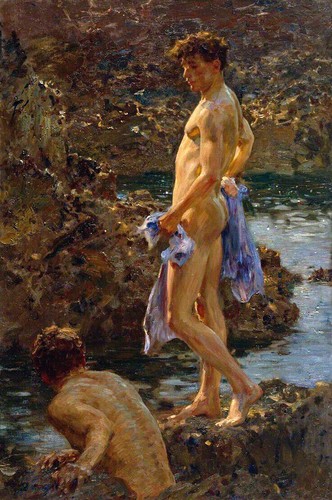 Henry scott tuke bathing - henry,