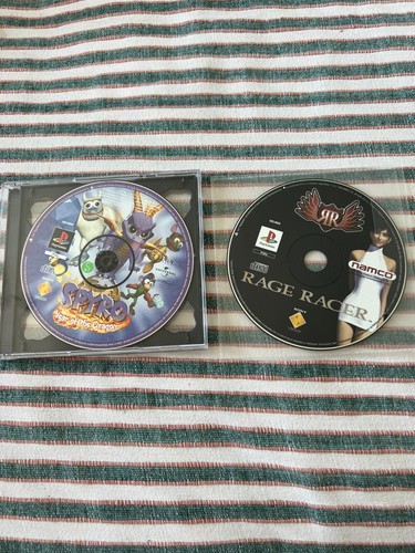 Spyro and rage racer ps1 - rage,